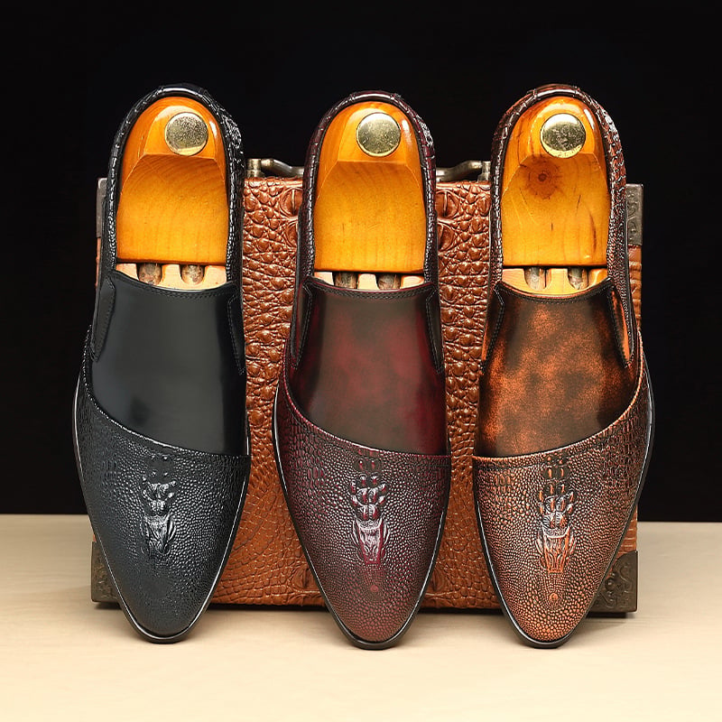 Zapatos clásicoal formal Style casual cuero Dress para hombre