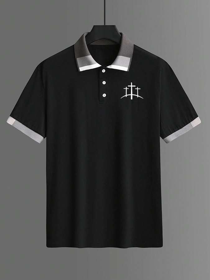 Camisa polo Faith estampado para hombre