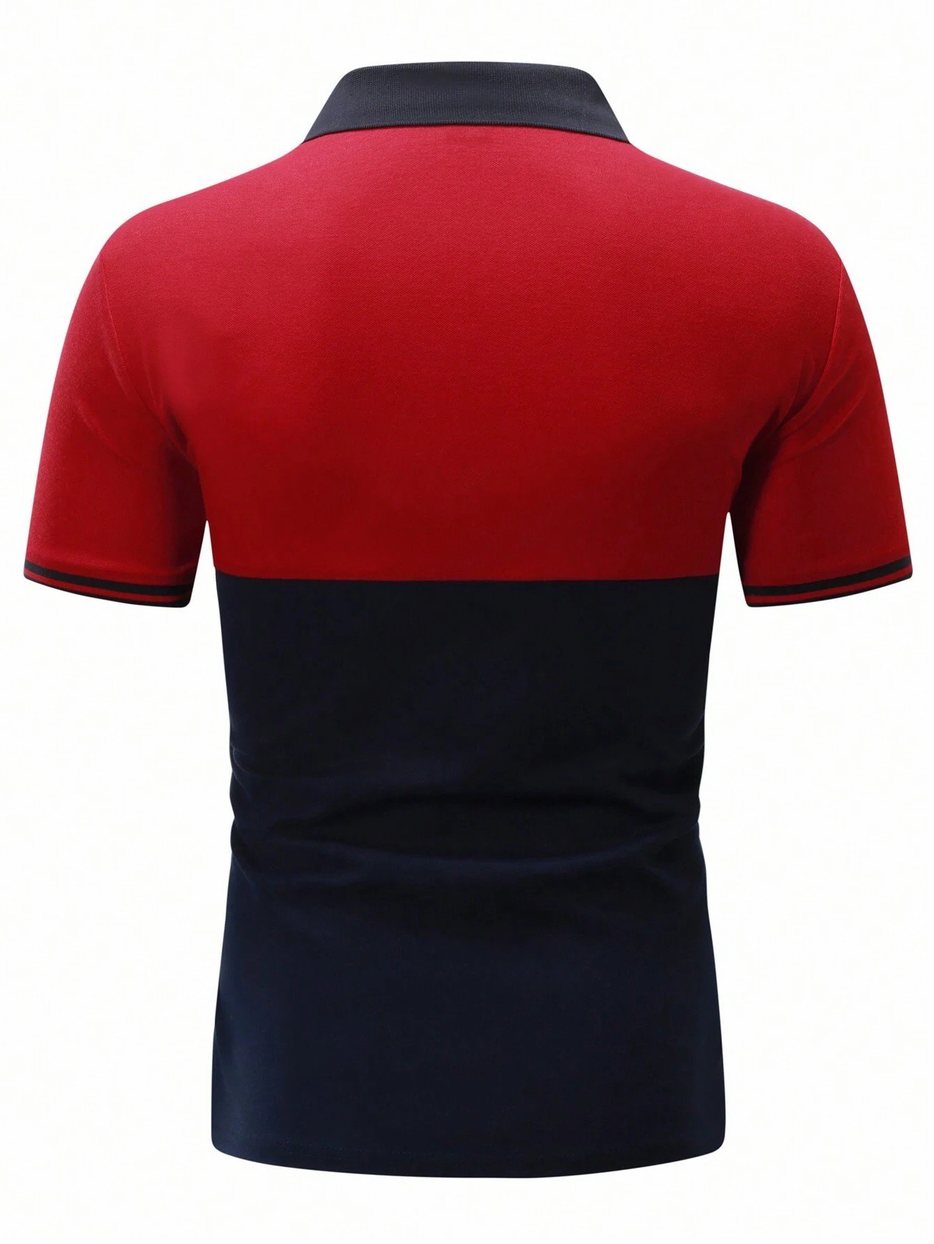 Camisa polo estampado casual para hombre