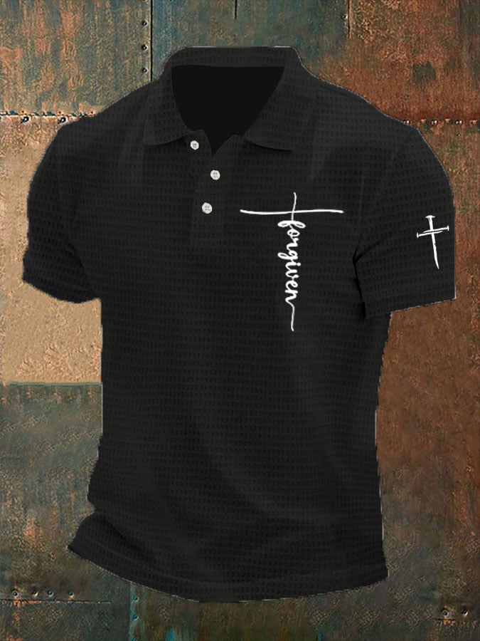 Camisa polo Faith Waffle Fabric para hombre