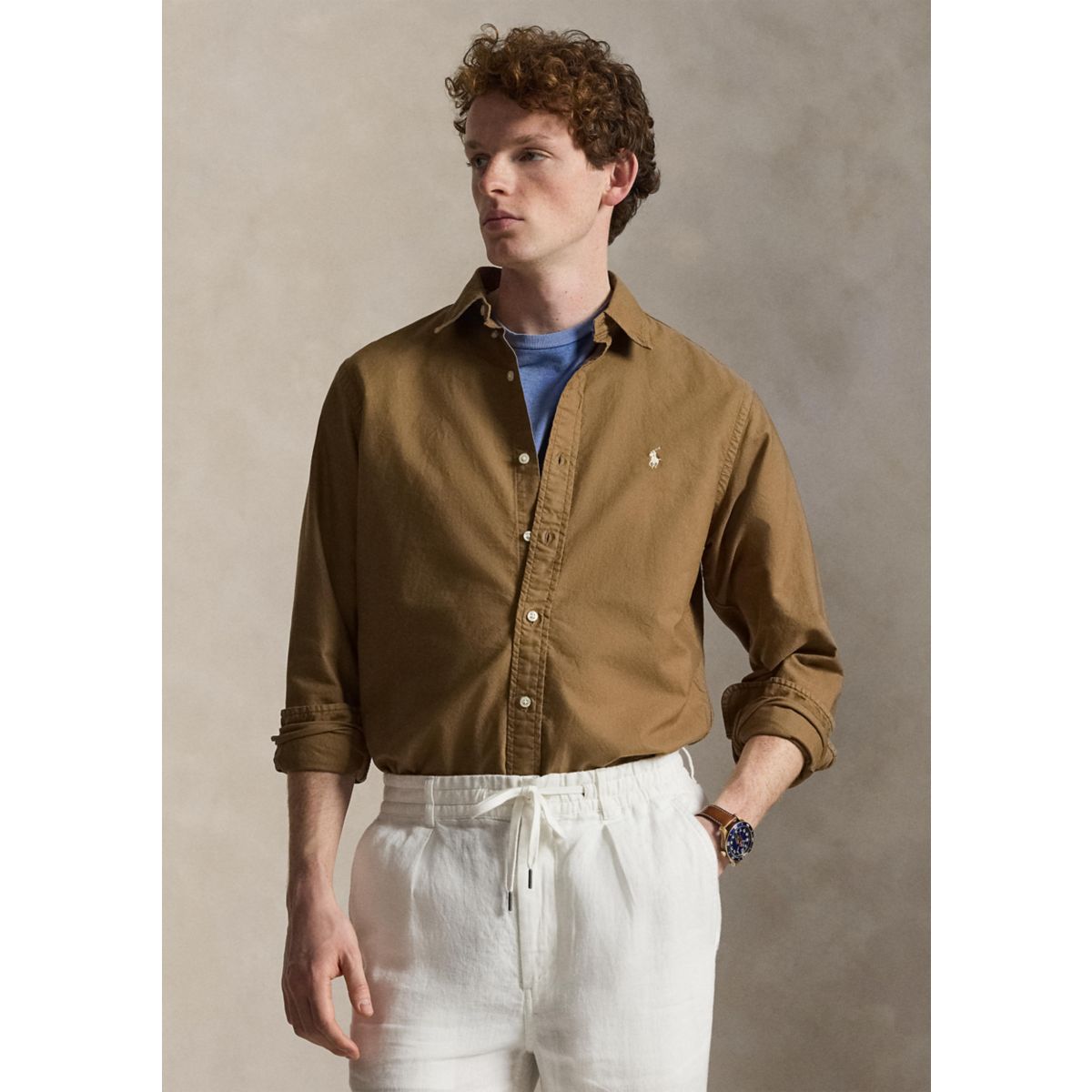 Garment-Dyed Oxford Shirt - 3