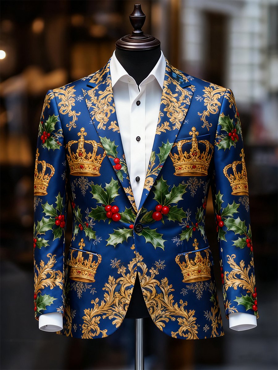 Ejecutivo casual Christmas Suit Outerwear para hombre