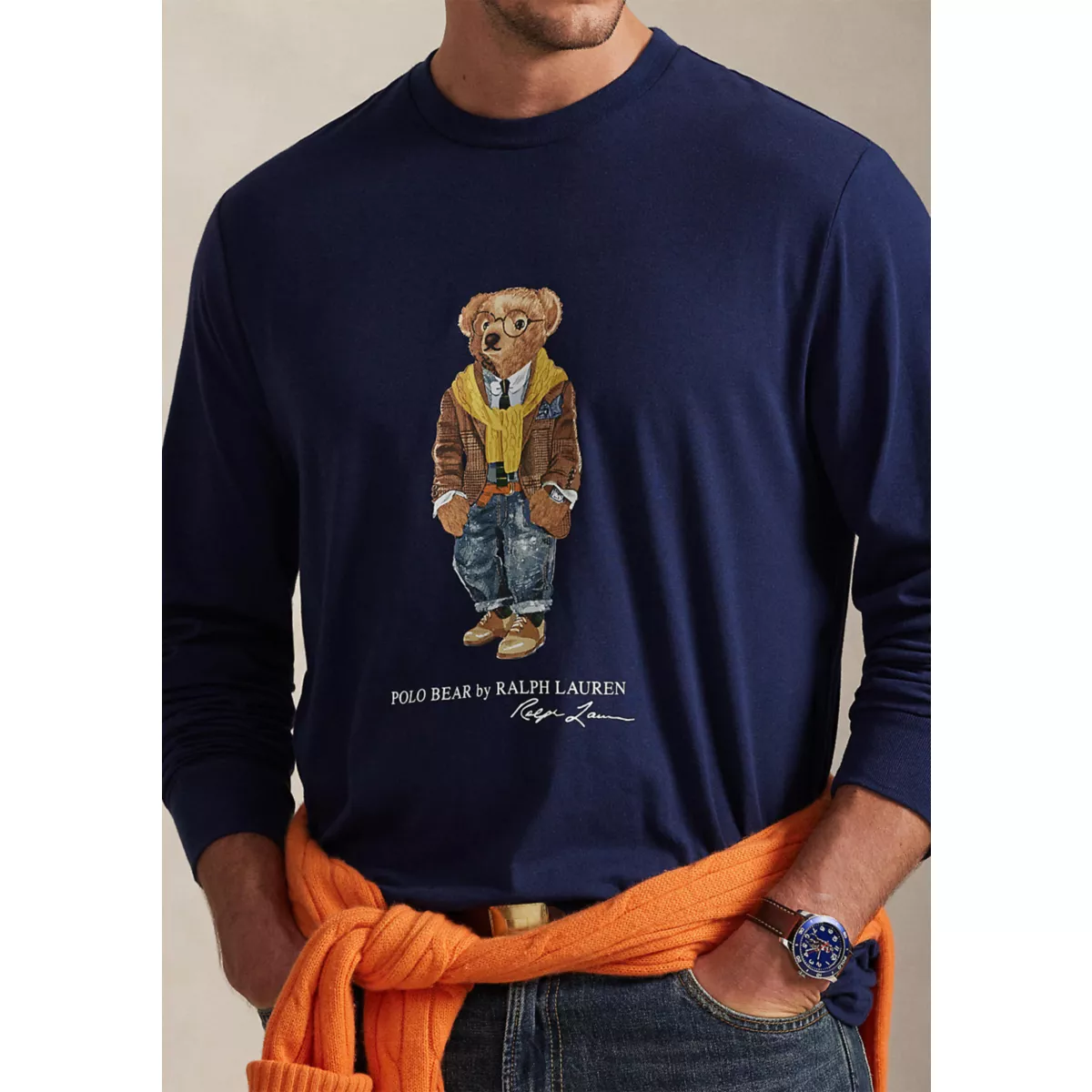 Big & Tall Polo Bear Jersey T-Shirt - 3