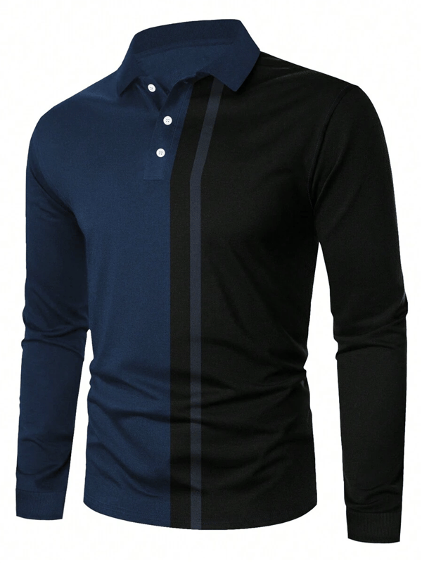 Camisa casual ejecutivo de moda polos para hombre