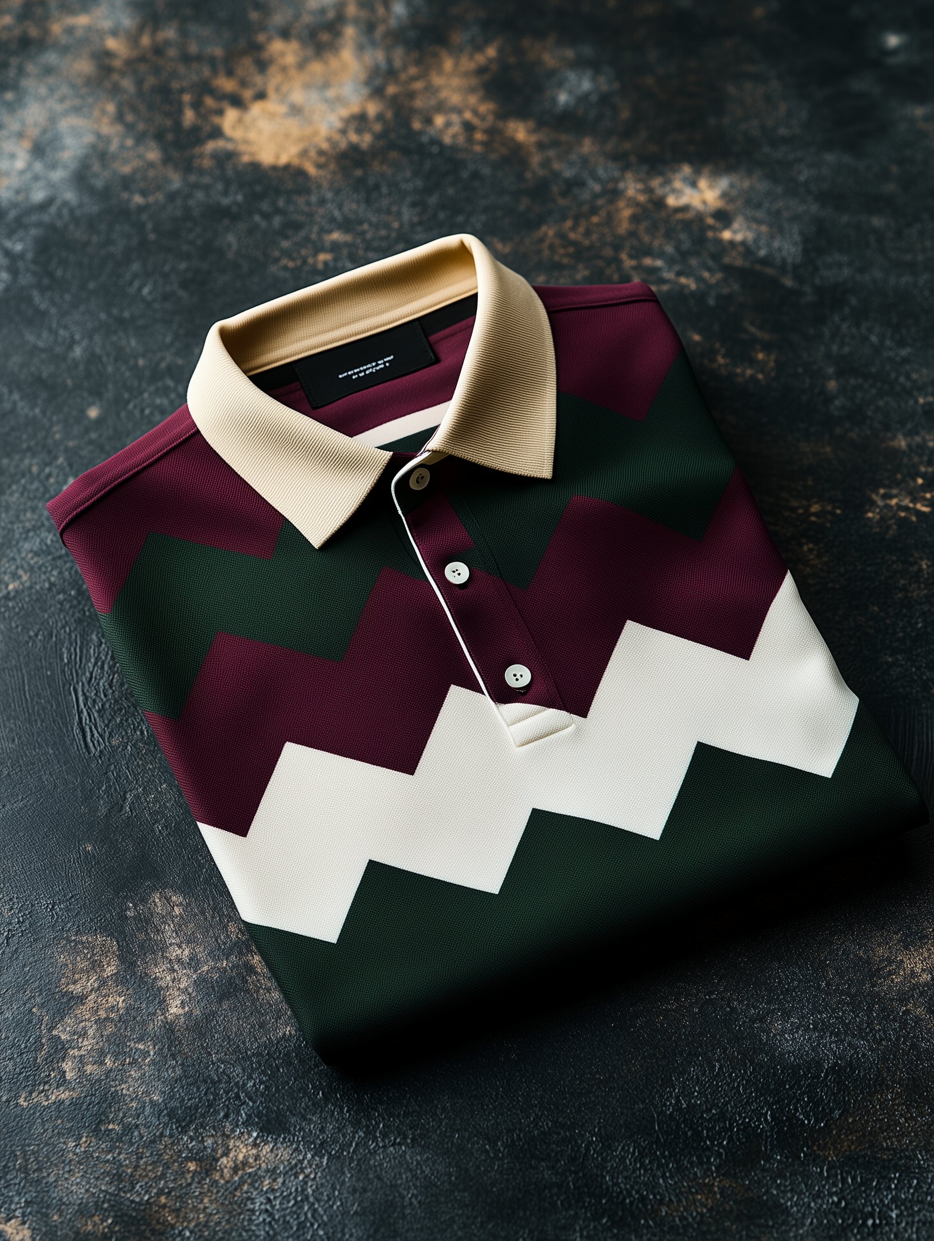 Camisa polo ejecutivo casual Button de manga corta para hombre
