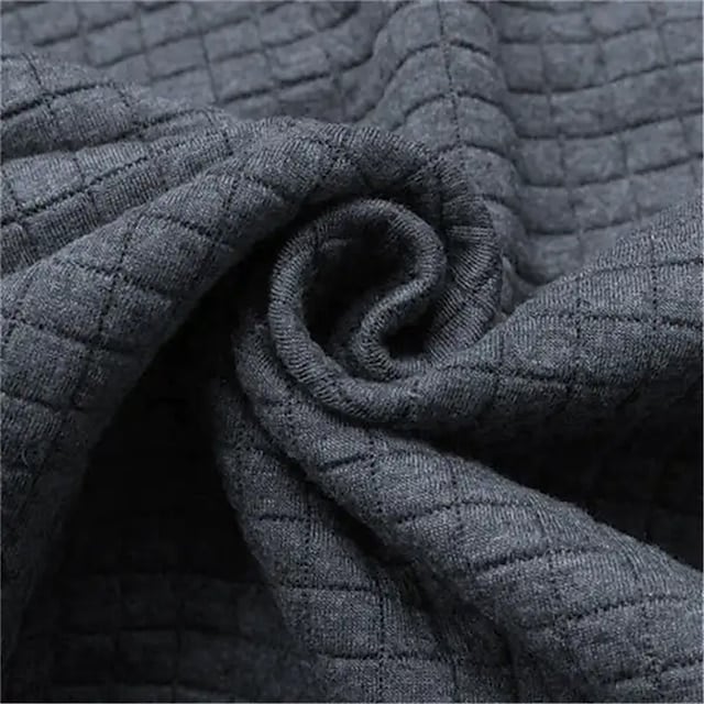 Sudadera de color sólido retro Half-Zip para hombre