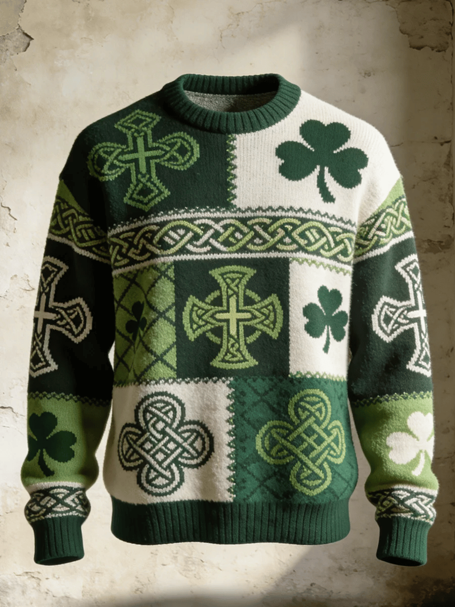 Sudadera St. Patrick's Day estampado para hombre