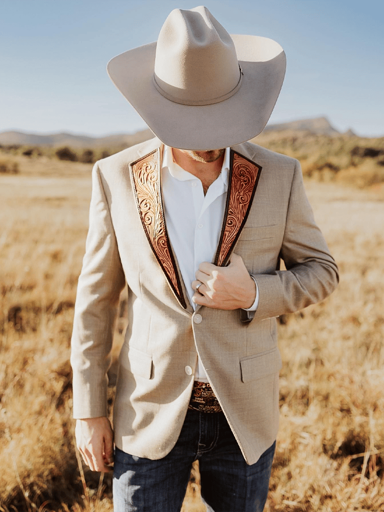 De corte entallado casual suit para hombre