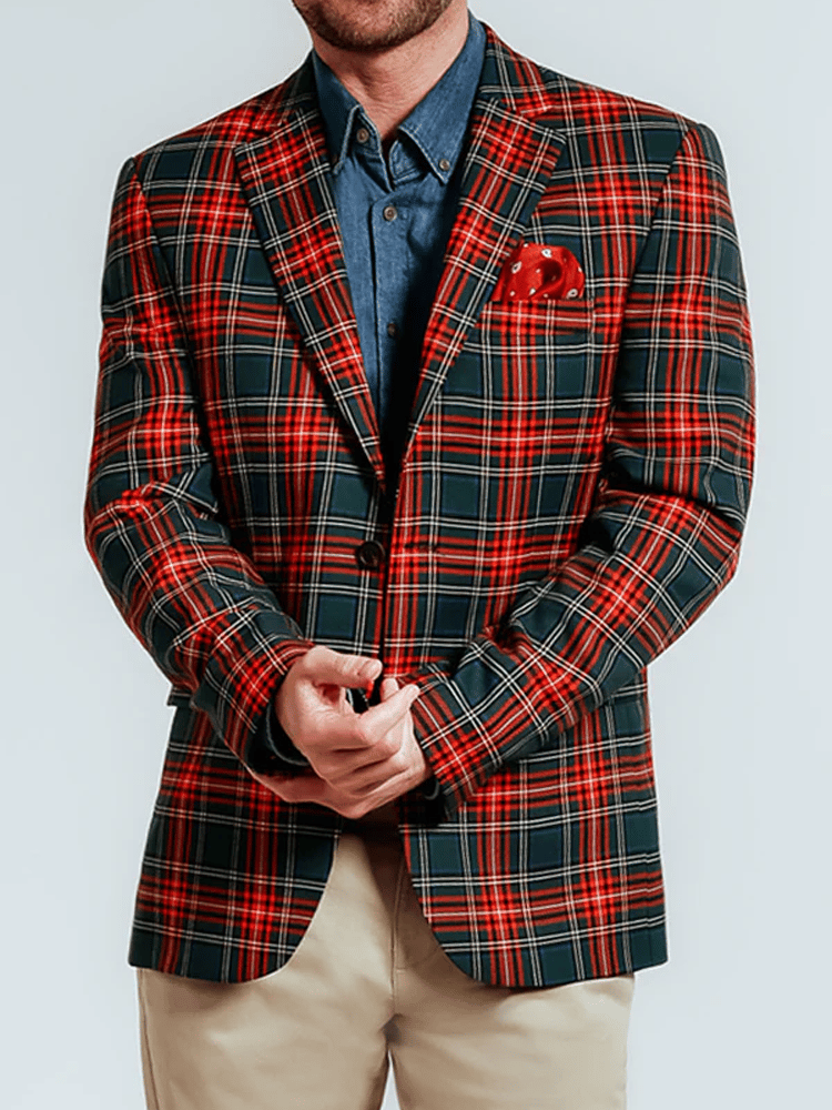 Saco Christmas Scottish diseño para hombre