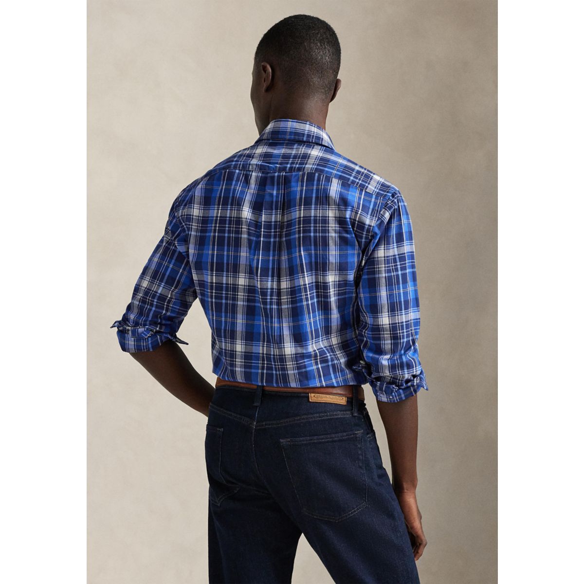 Men's Classic Fit Plaid Performance Shirt - 4
