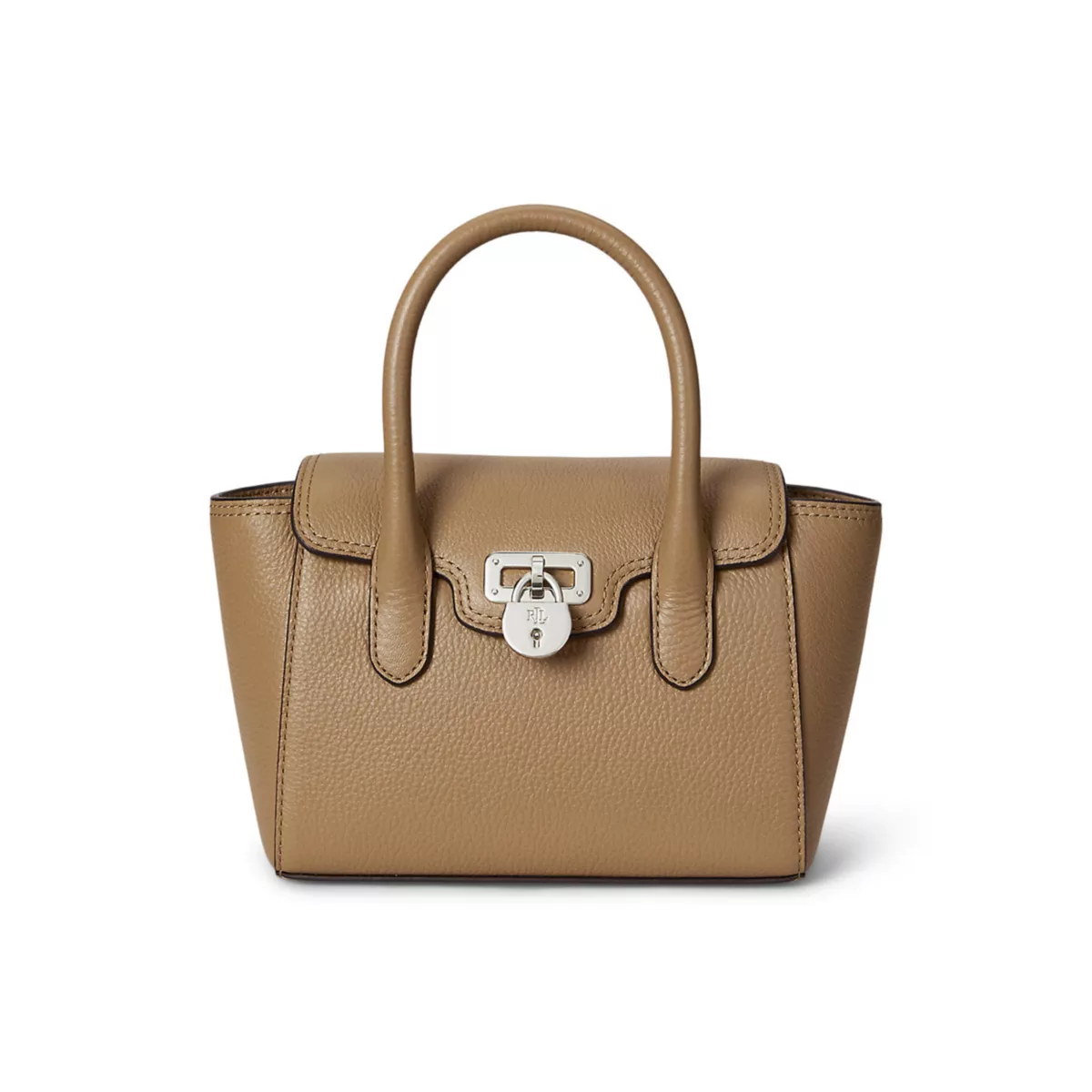 Pebbled Leather Small Tanner Satchel - 1