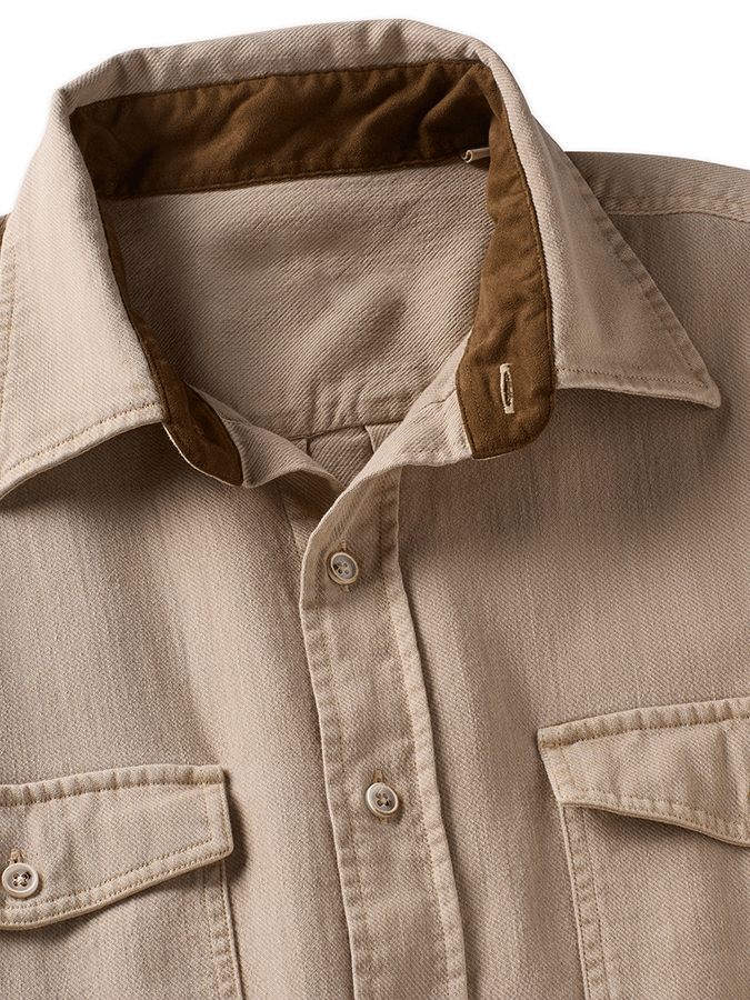 Camisa vintage Hunting With Elbow Patches para hombre