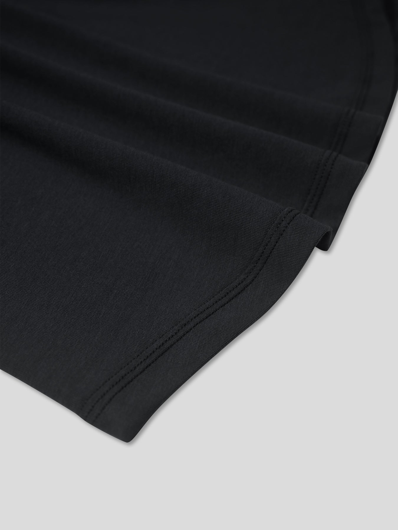 StaySmooth de manga larga Curve Hem Tee: de corte entallado