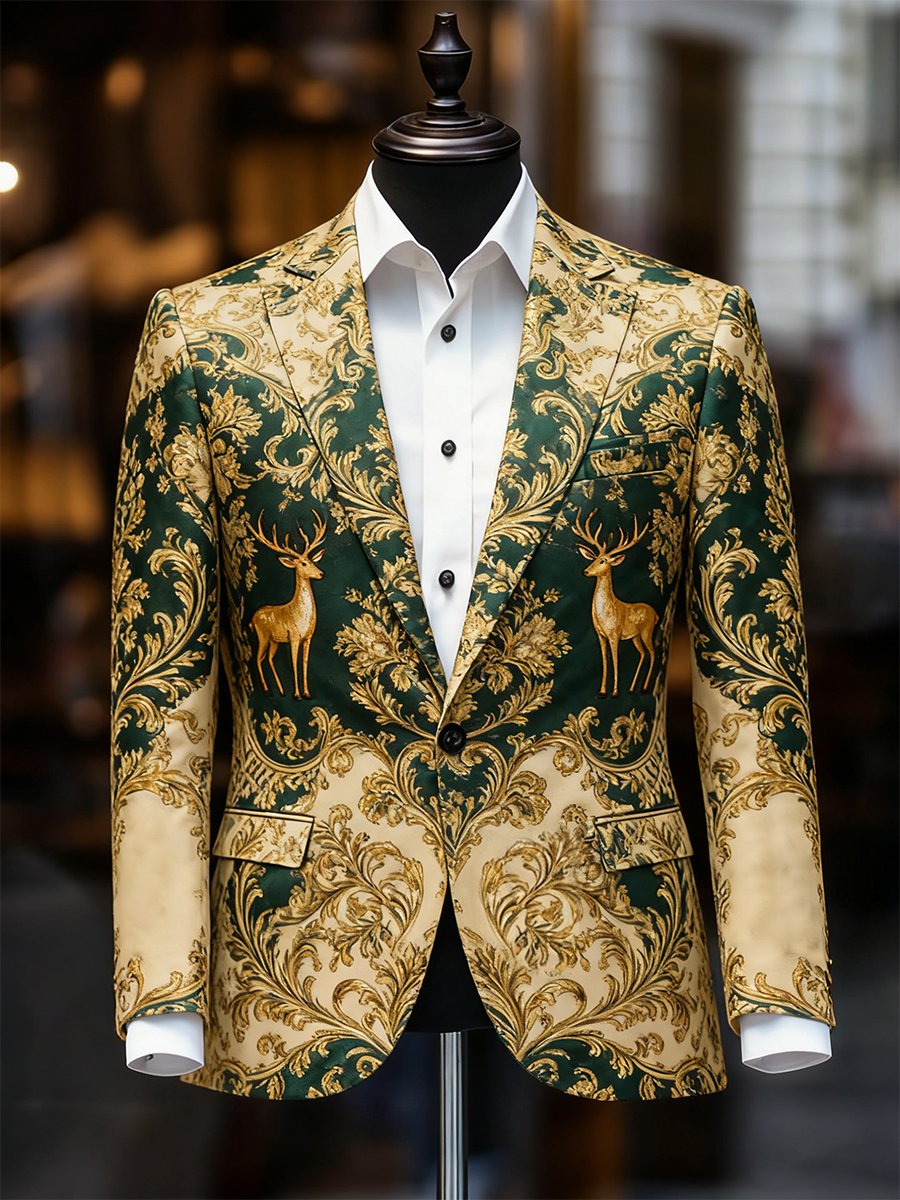 Ejecutivo casual Christmas Suit Outerwear para hombre