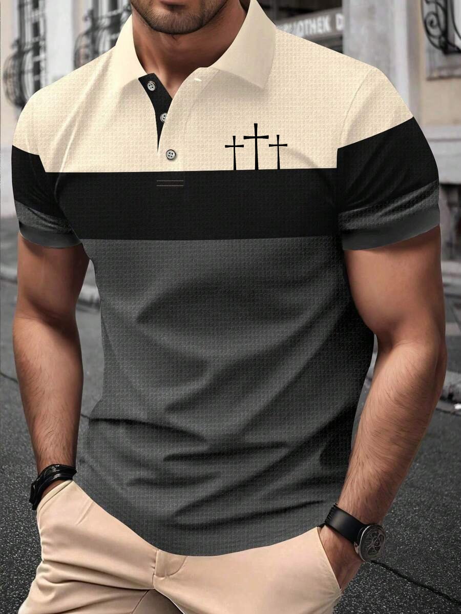 Camisa polo Faith Waffle Fabric para hombre