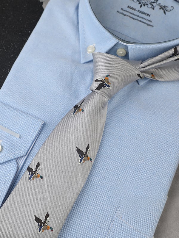 Camisa retro Gentleman Wedding Busines Tie para hombre