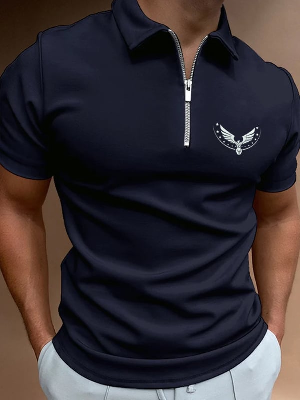Casual cierre Polo para hombre