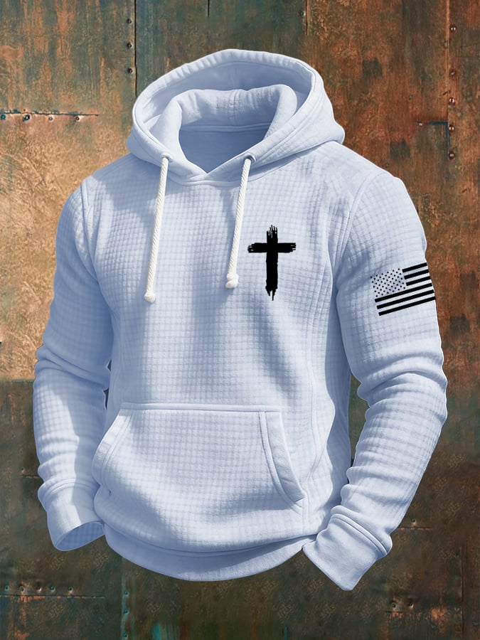 Sudadera casual Faith Checkered jacquard para hombre