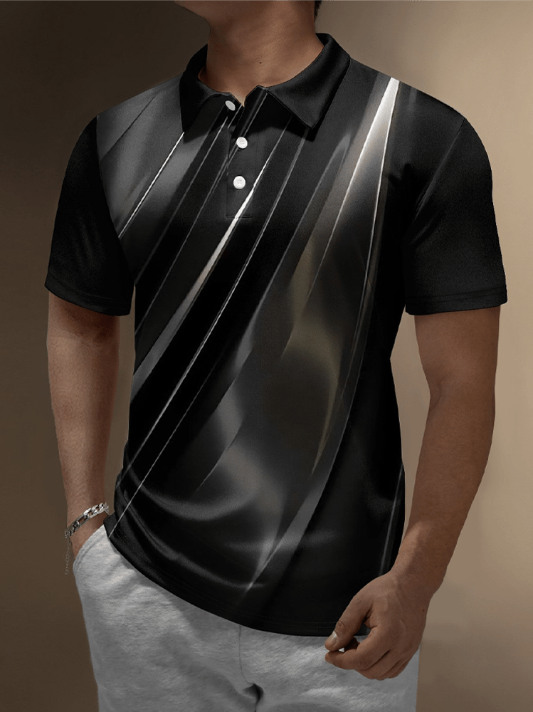 Moisture Wicking Chest bolsillo casual Polo