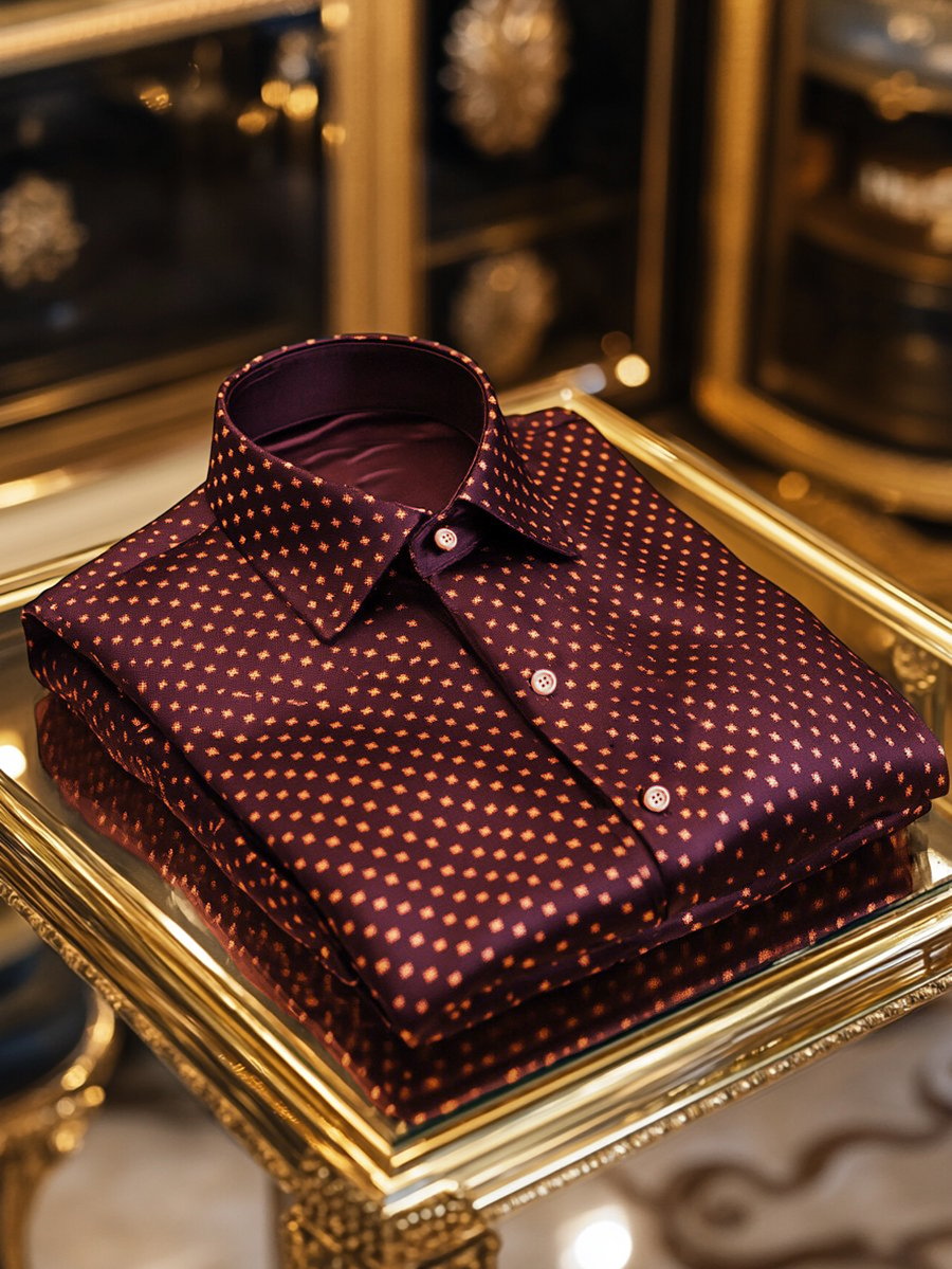 para hombre de lujo ejecutivo de manga larga camisa