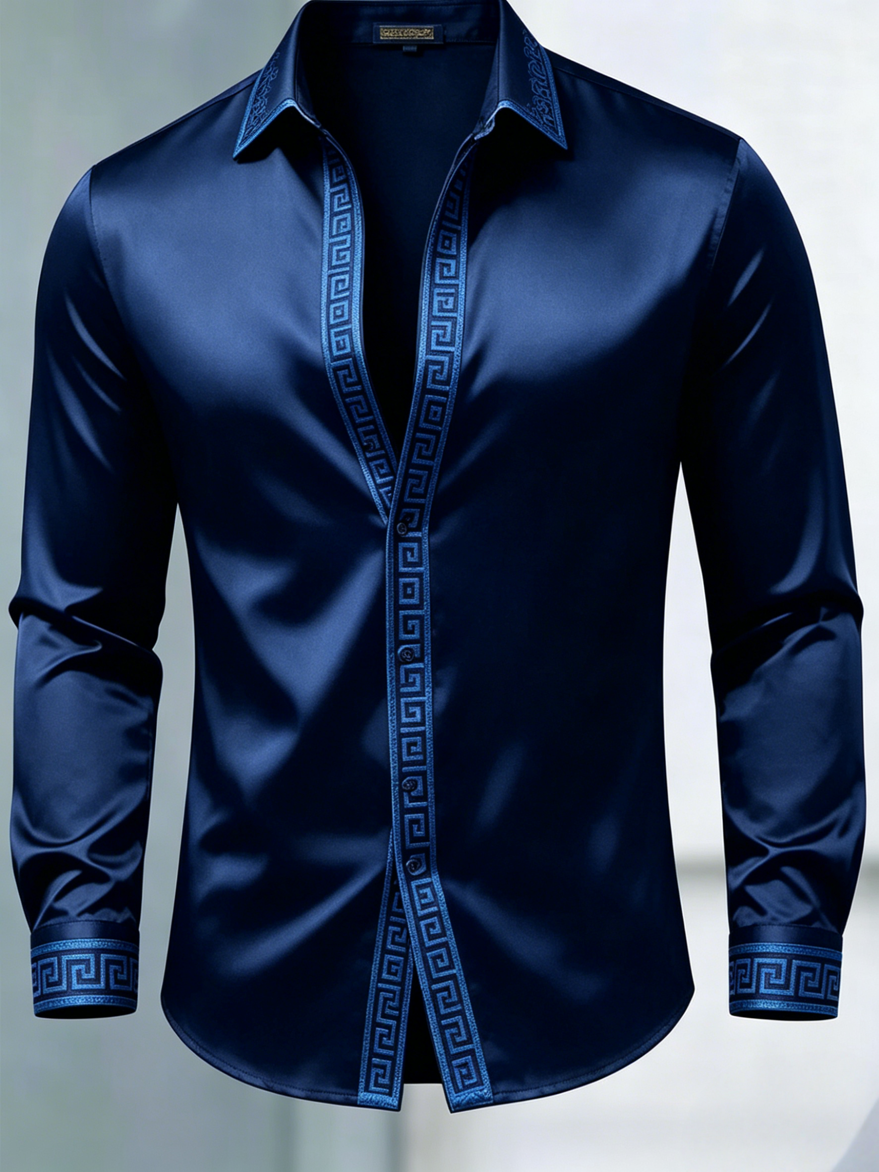 Camisa de lujo Gorgeous de manga larga para hombre