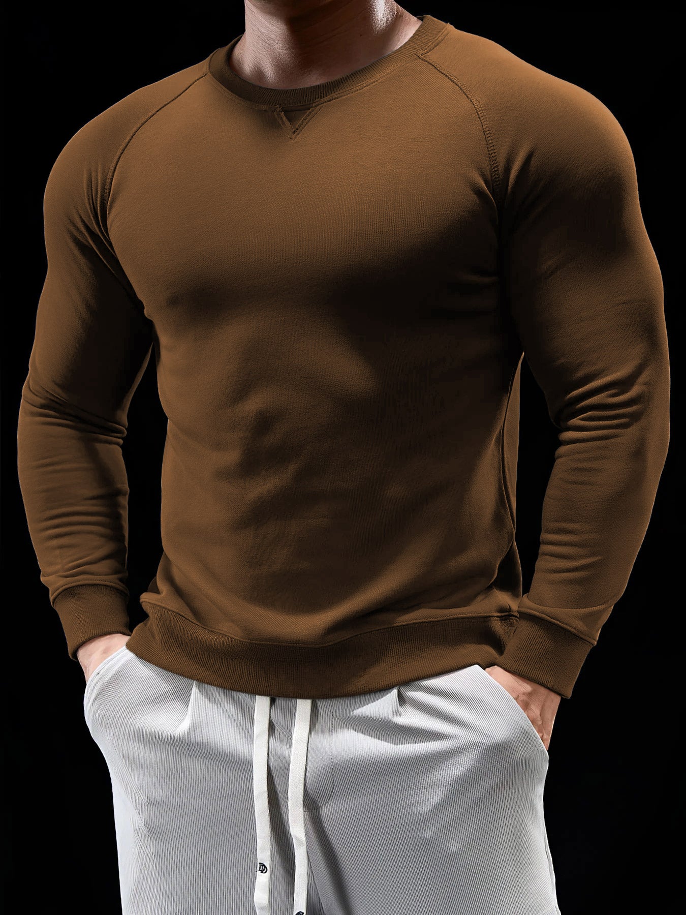 Sudadera CozySpacer cuello redondo