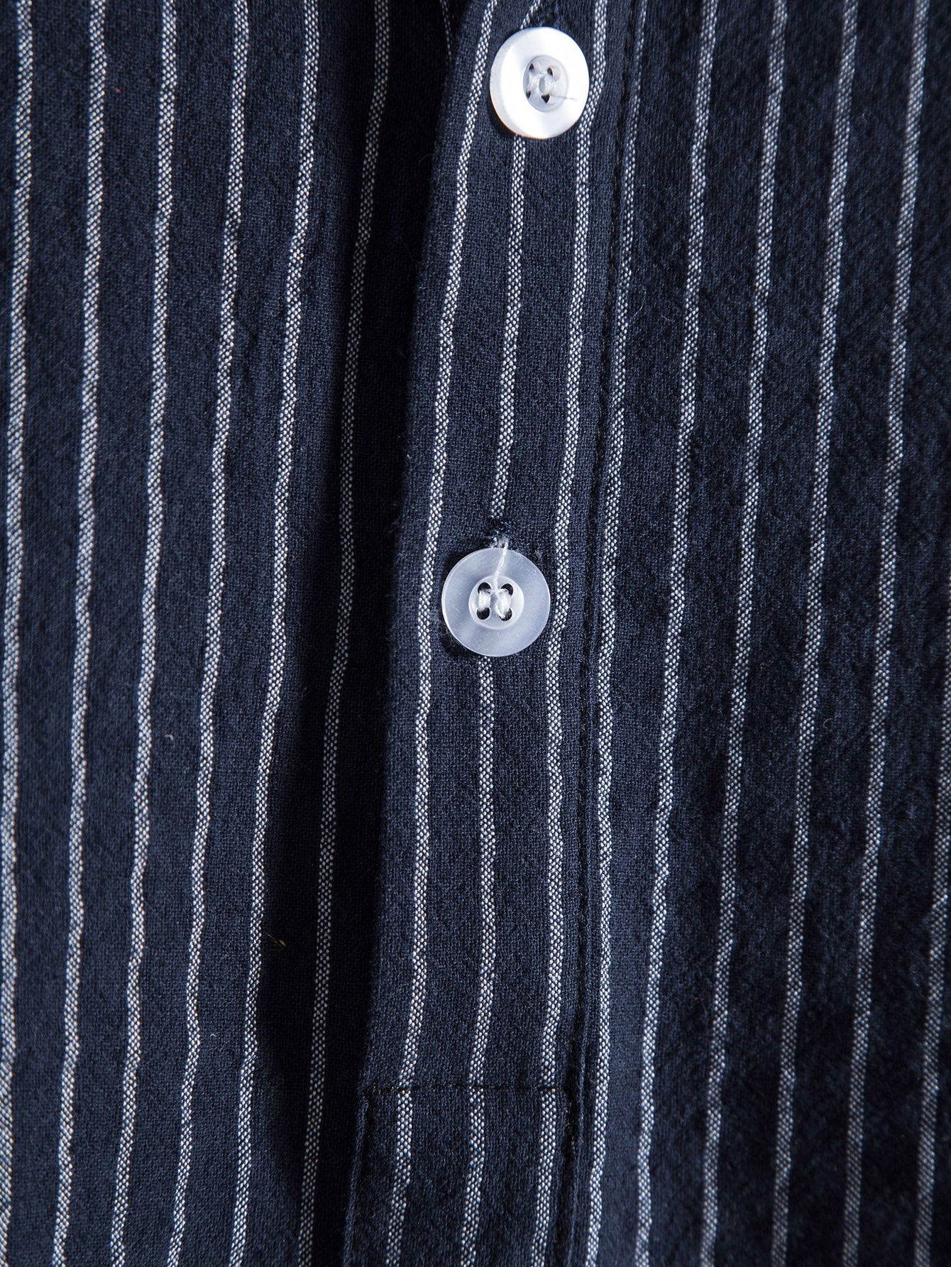 Man a rayas Henley camisas
