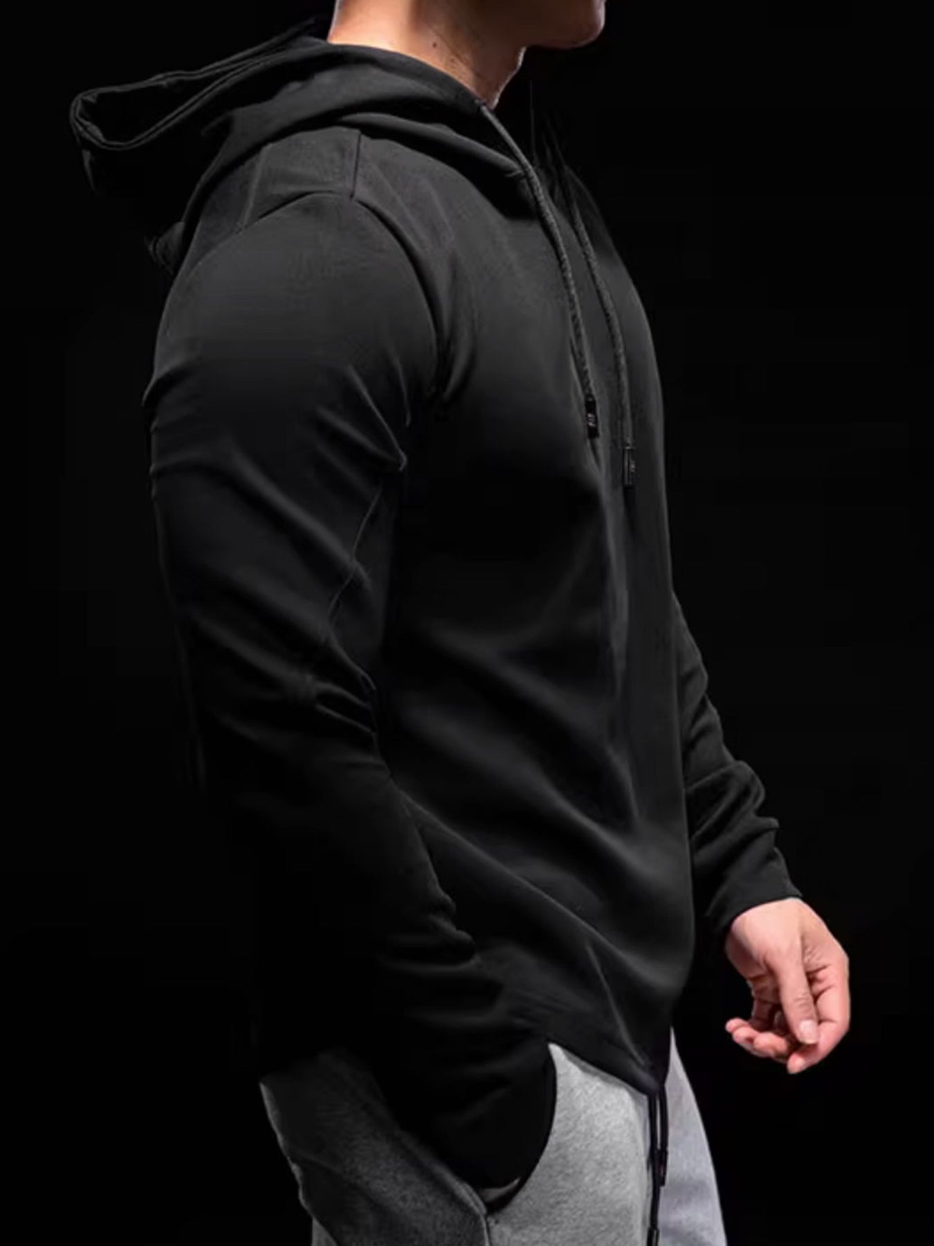 Sudadera CozySpacer Curve Hem con gorrasucha