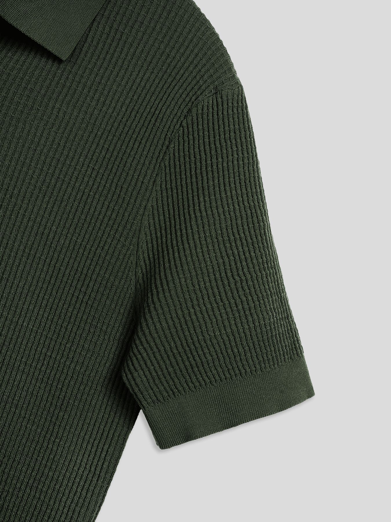 Flextejido Active tejidoted Buttonless Polo