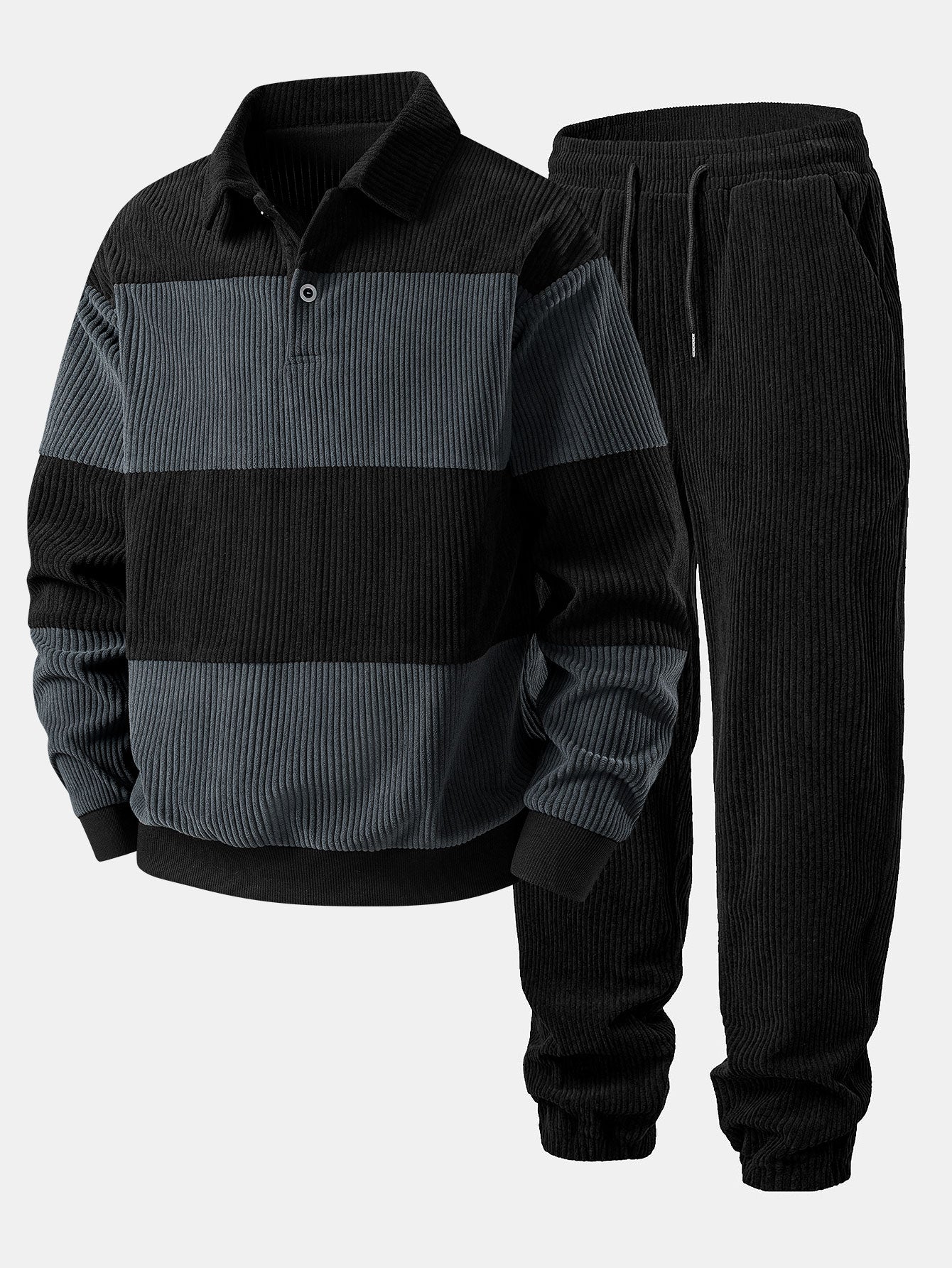 Sudadera Contrast Corduroy Polo & Corduroy Jogger pantalón
