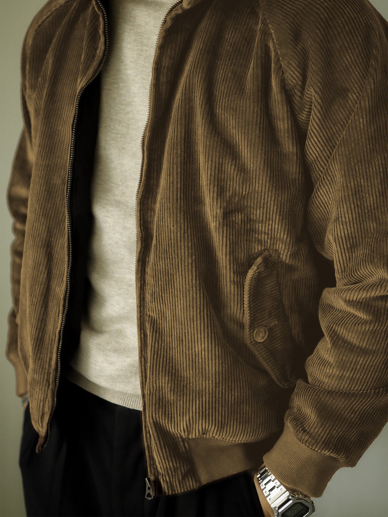 Chaqueta pana Harrington