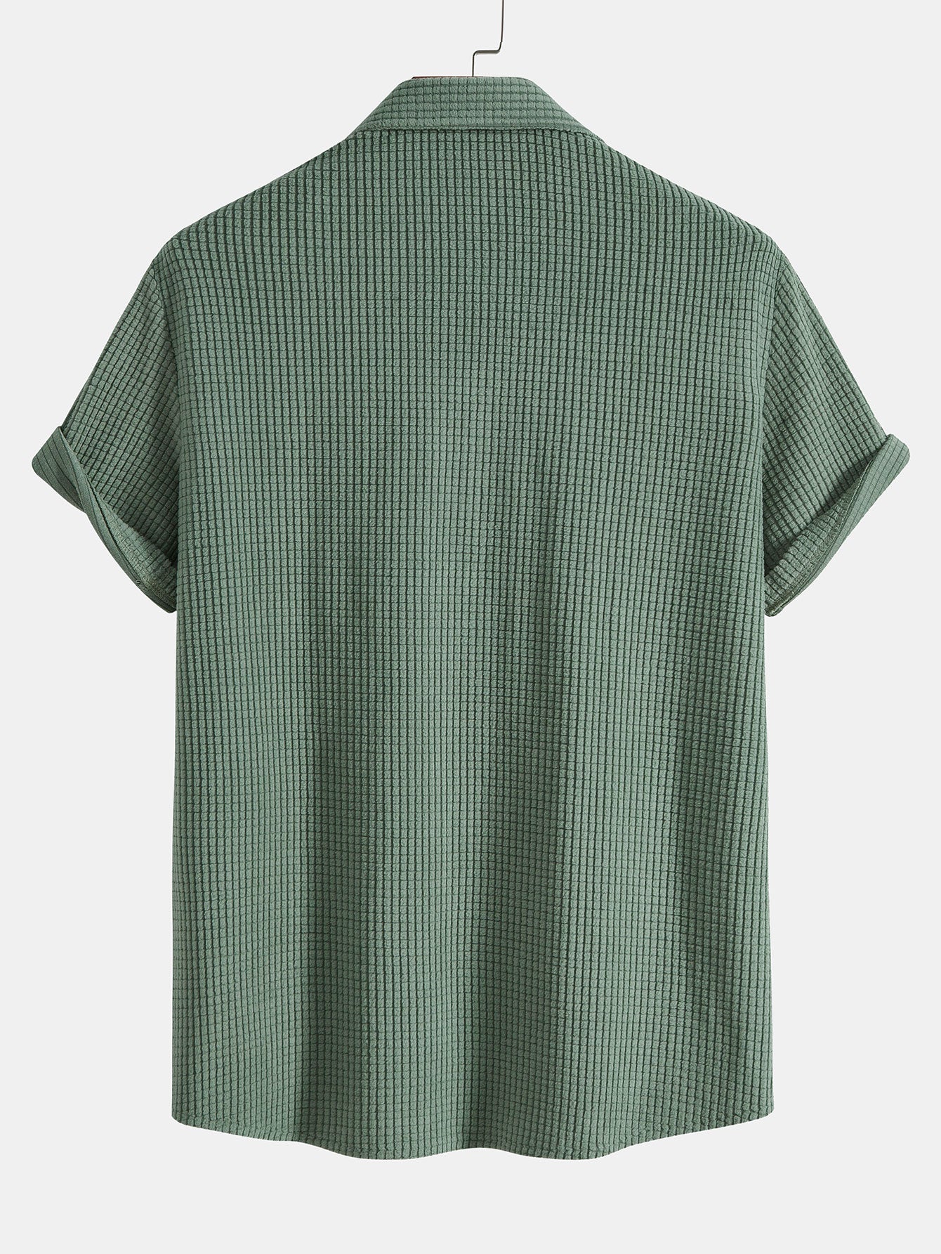 Camisa Waffle Button Up