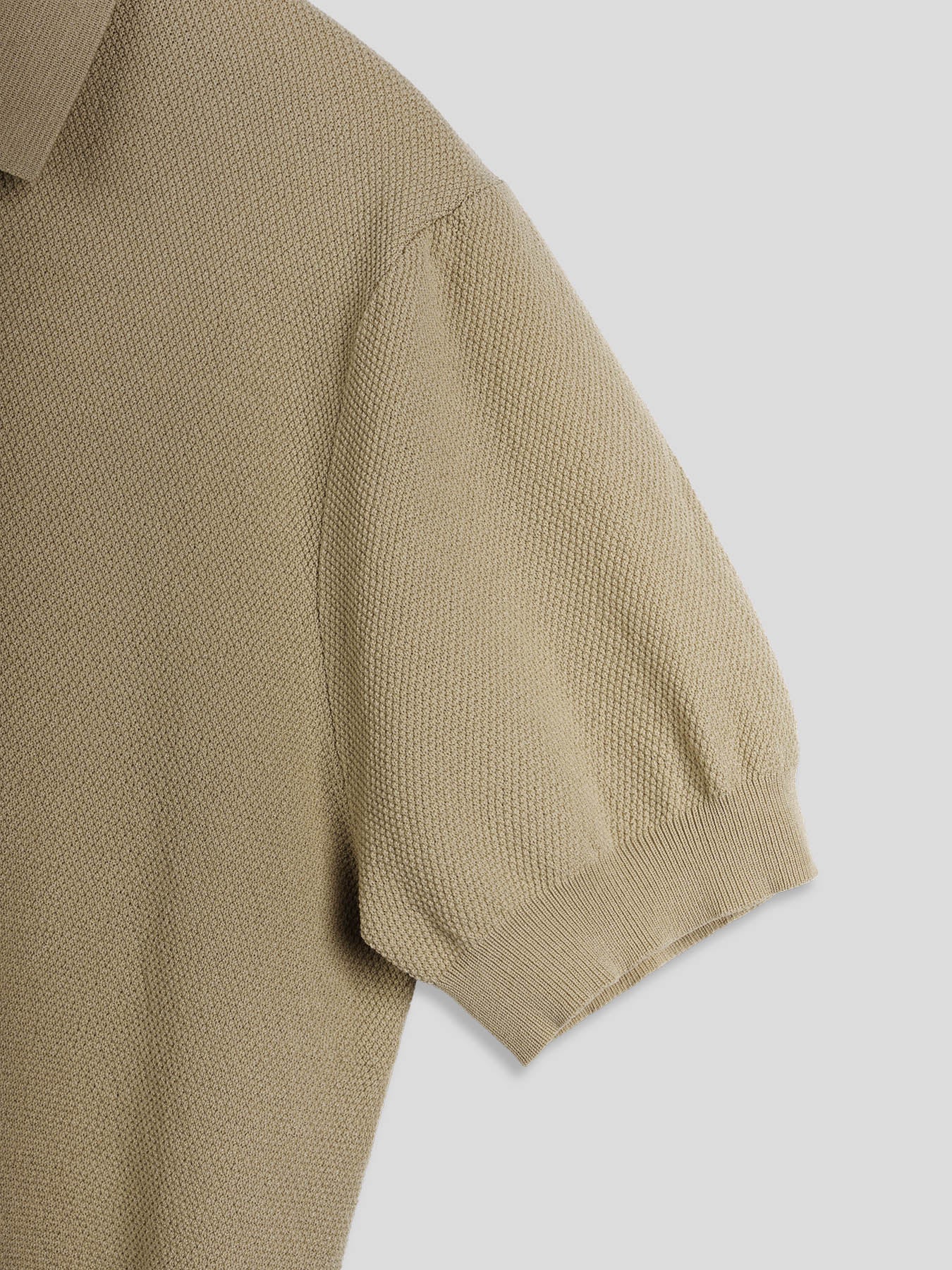 Flextejido Active tejidoted Zip Polo