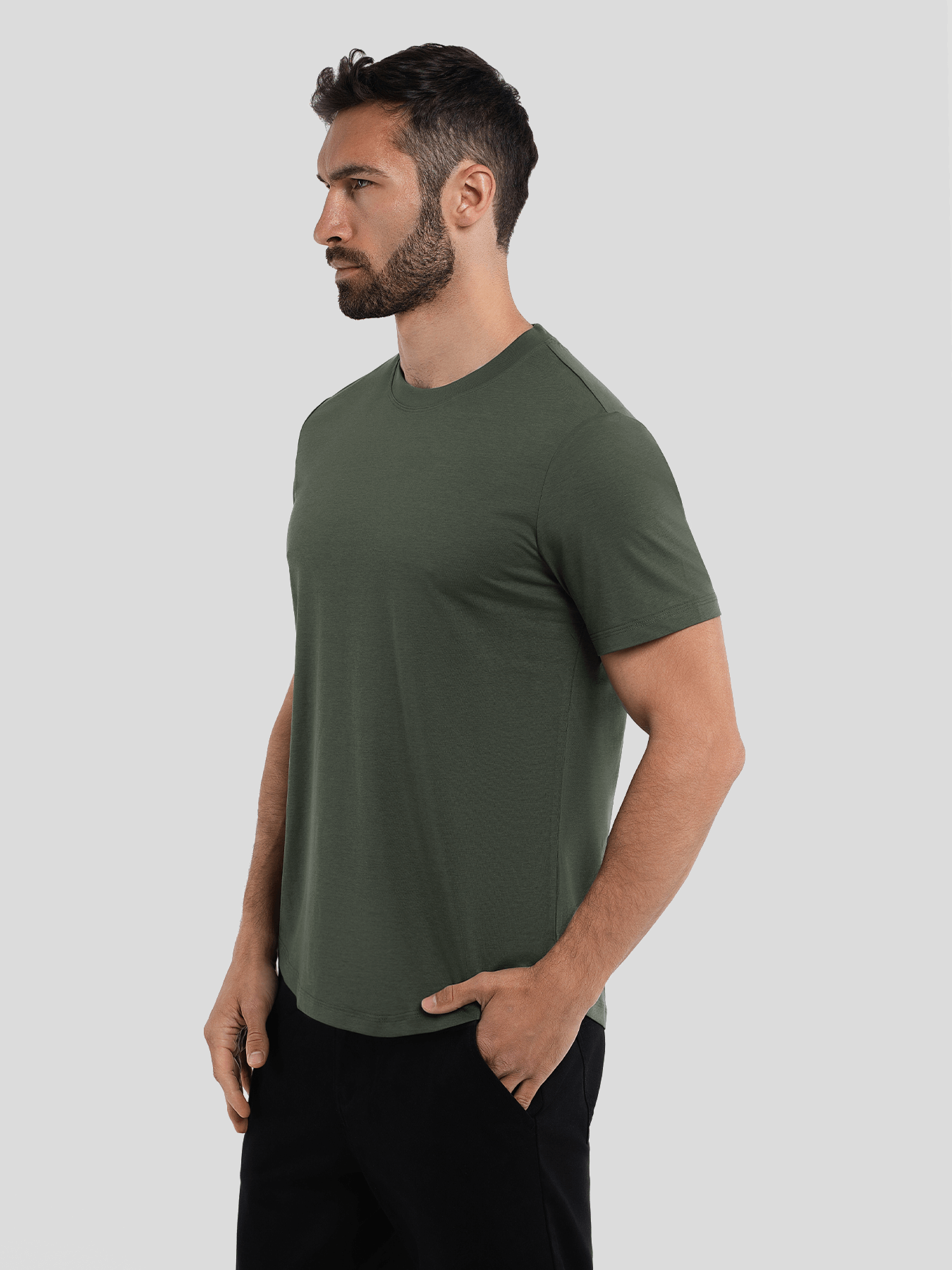 StayCool 2.0 Curve-Hem Tee: clásico Fit