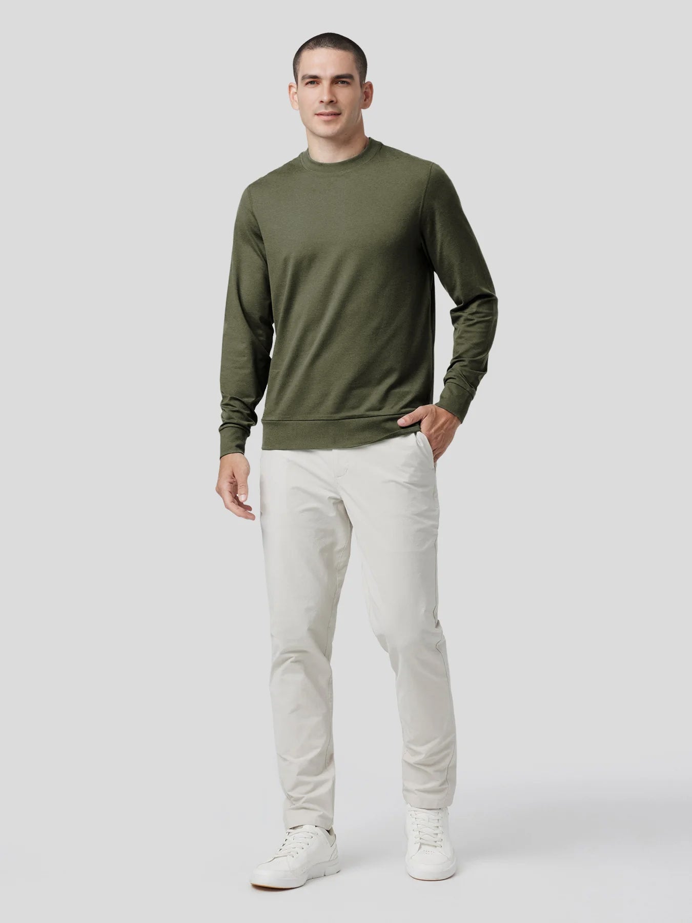 Velou de manga larga Tee