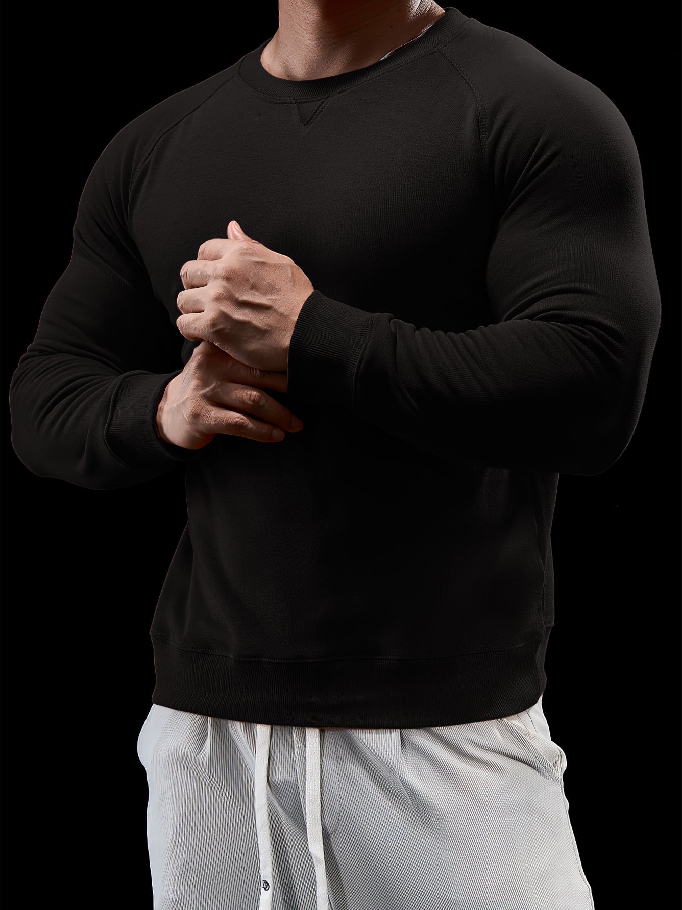 Sudadera CozySpacer cuello redondo