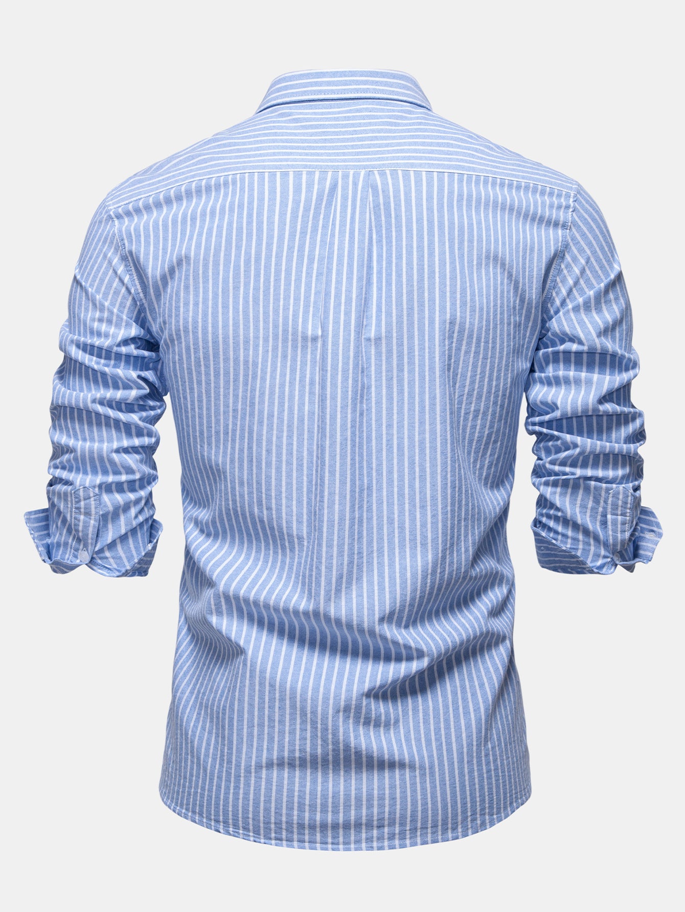 Camisa Cowboy Embroidery de algodón rayas