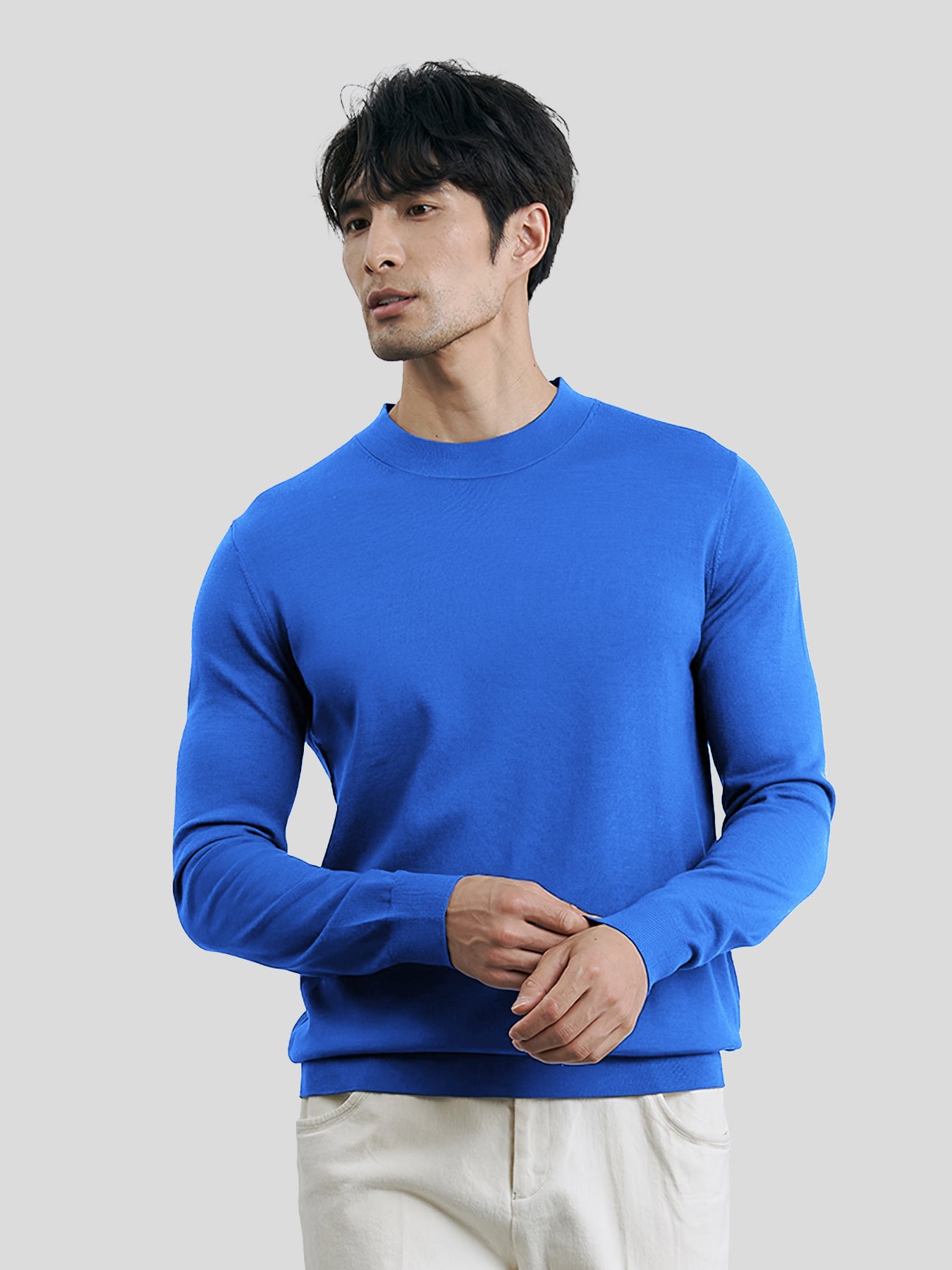 Gentletejido cuello redondo Sweater