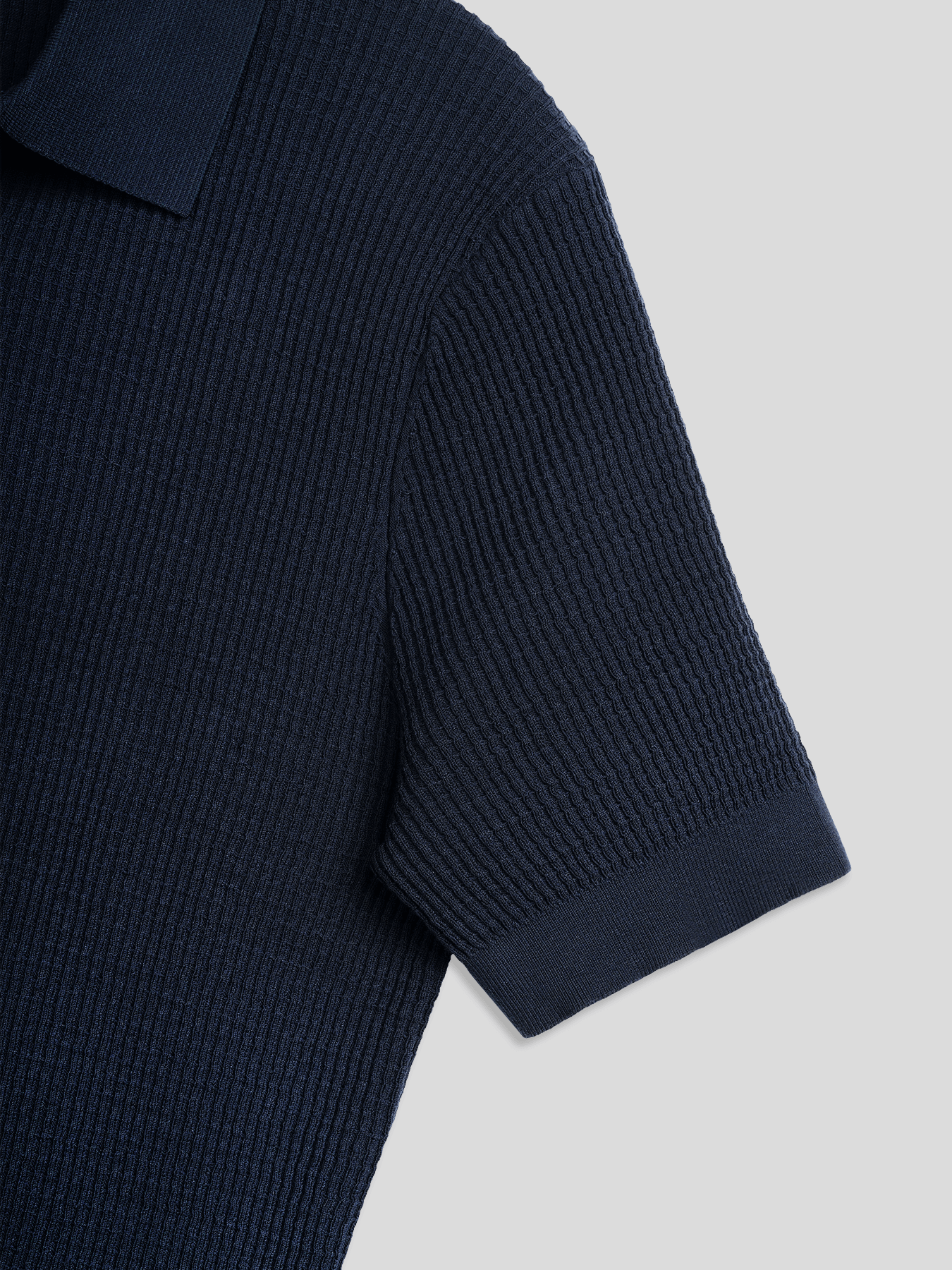 Flextejido Active tejidoted Buttonless Polo