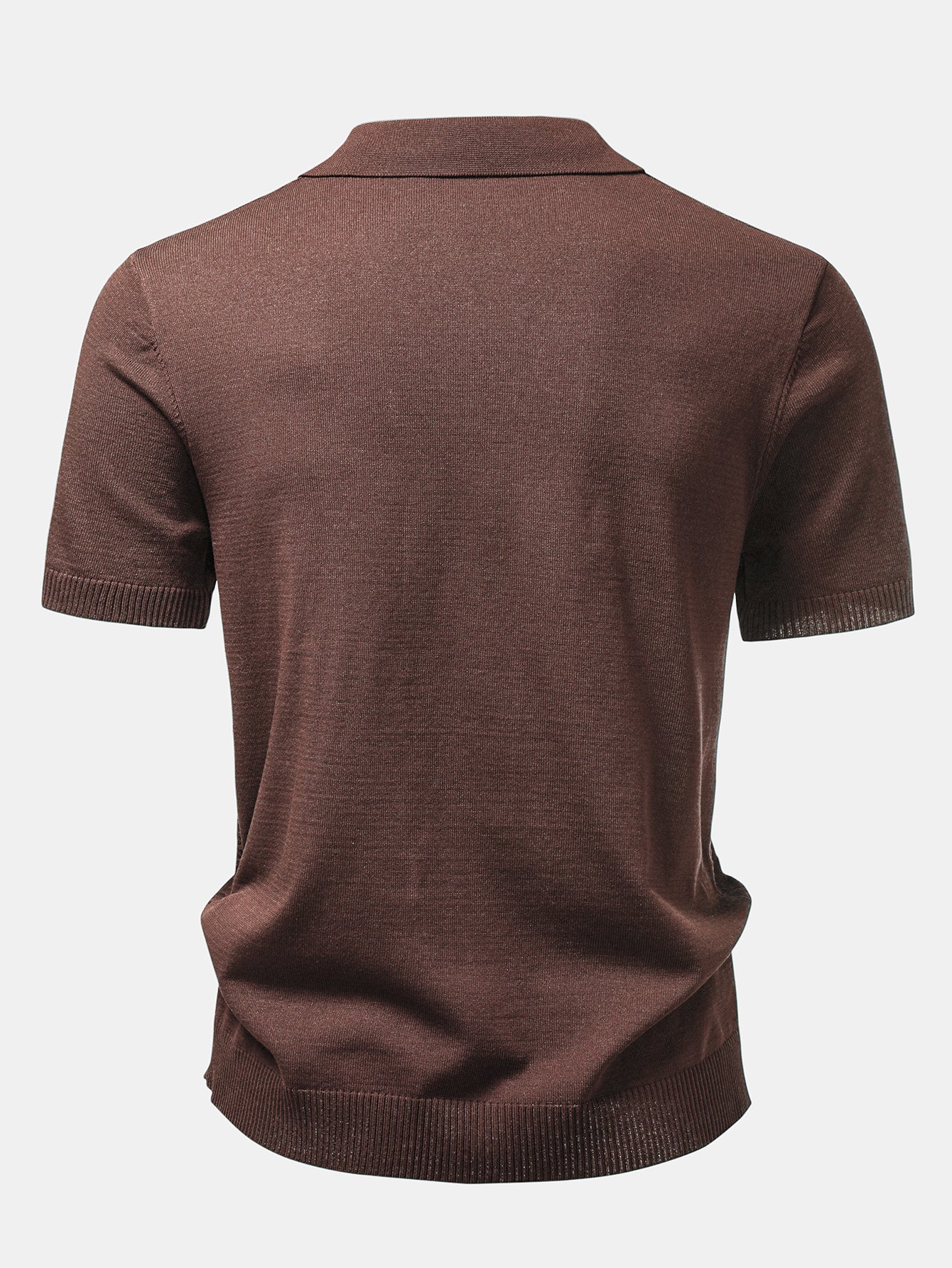 Textured Jacquard Button Up Knicamiseta