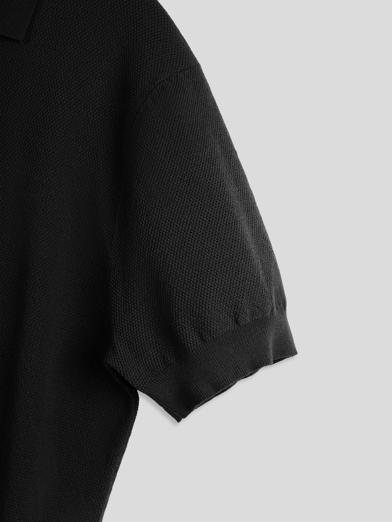 Flextejido Active tejidoted Zip Polo
