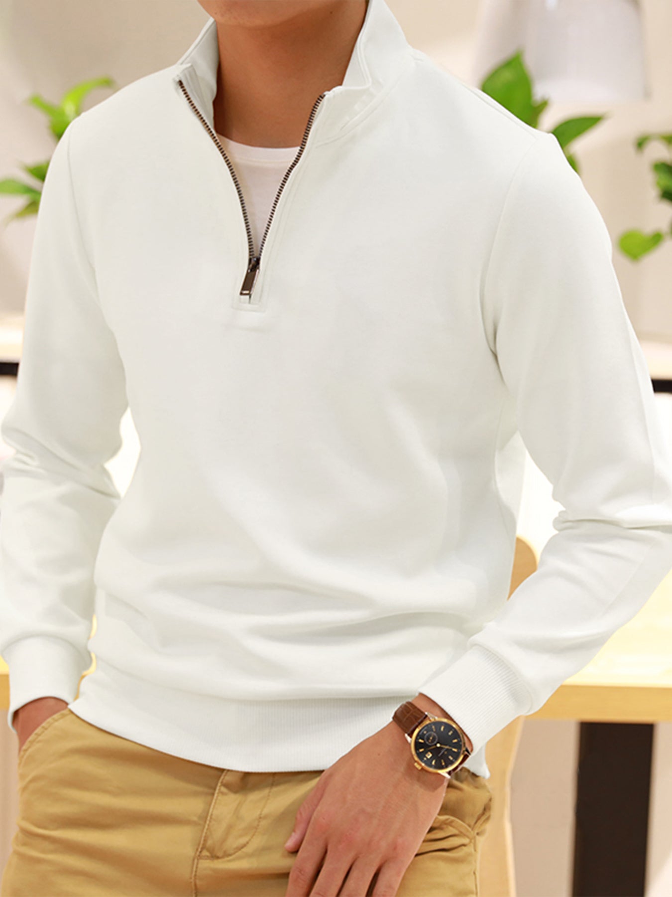 Sudadera CozySpacer Half Zip