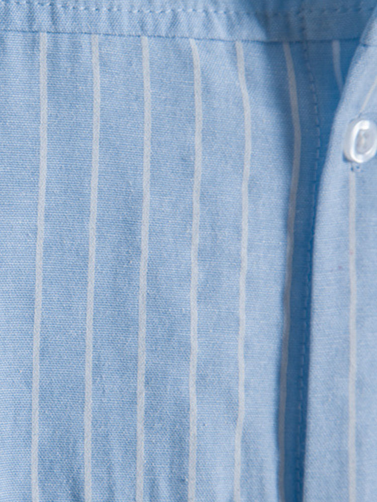 Camisa a rayas Patchpara trabajo Button Up