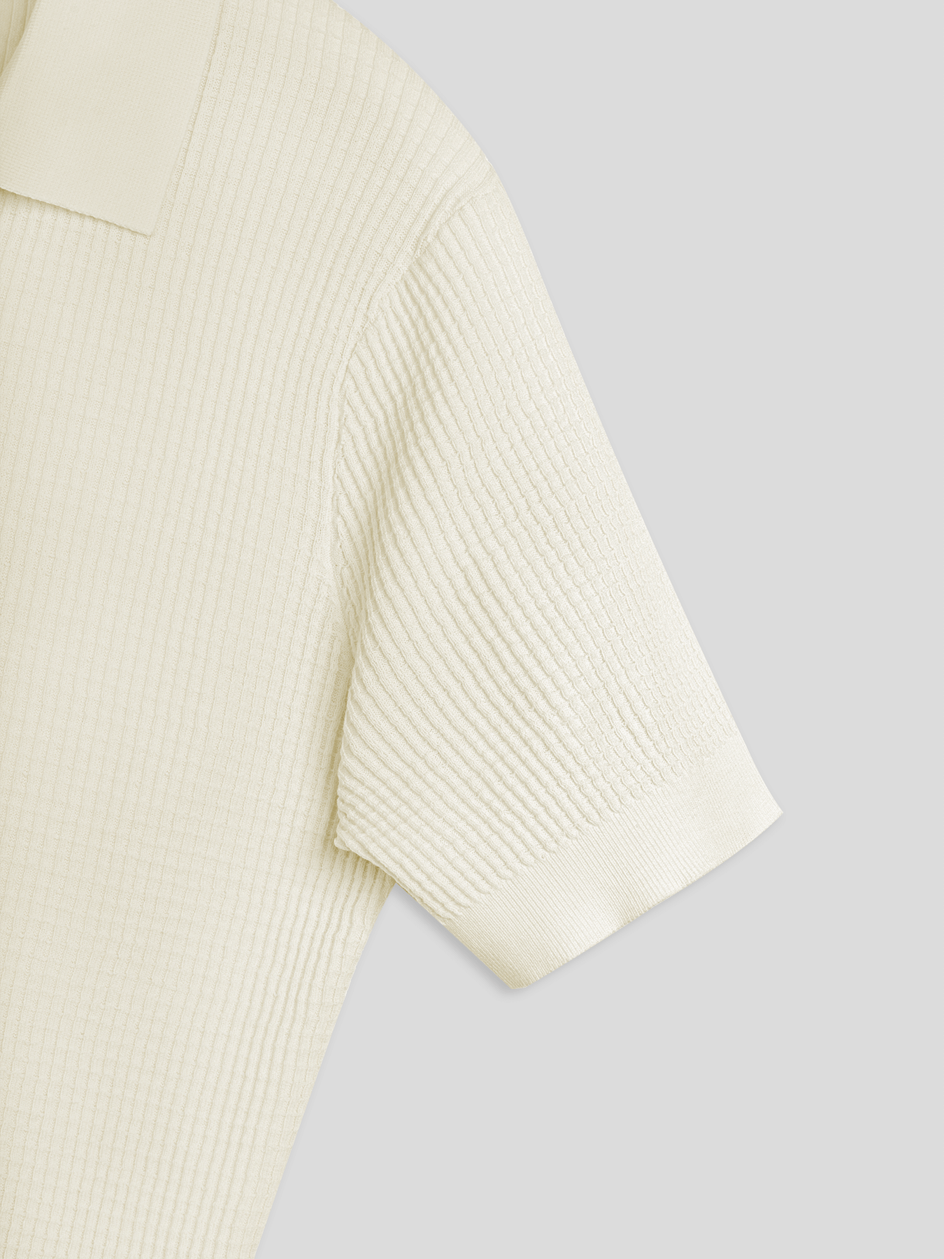 Flextejido Active tejidoted Buttonless Polo