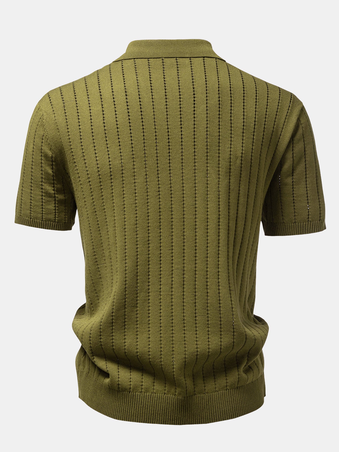 Rayas Button Up Open Knicamiseta