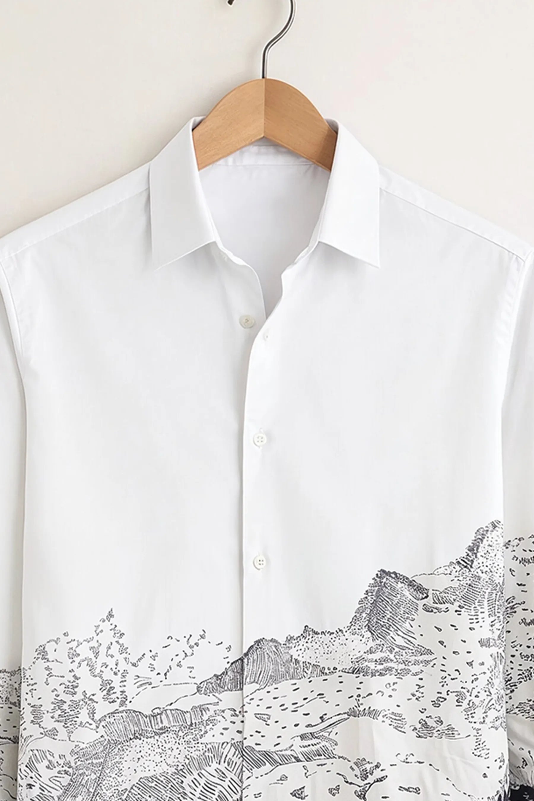 Mountain Horizon Princamiseta – White