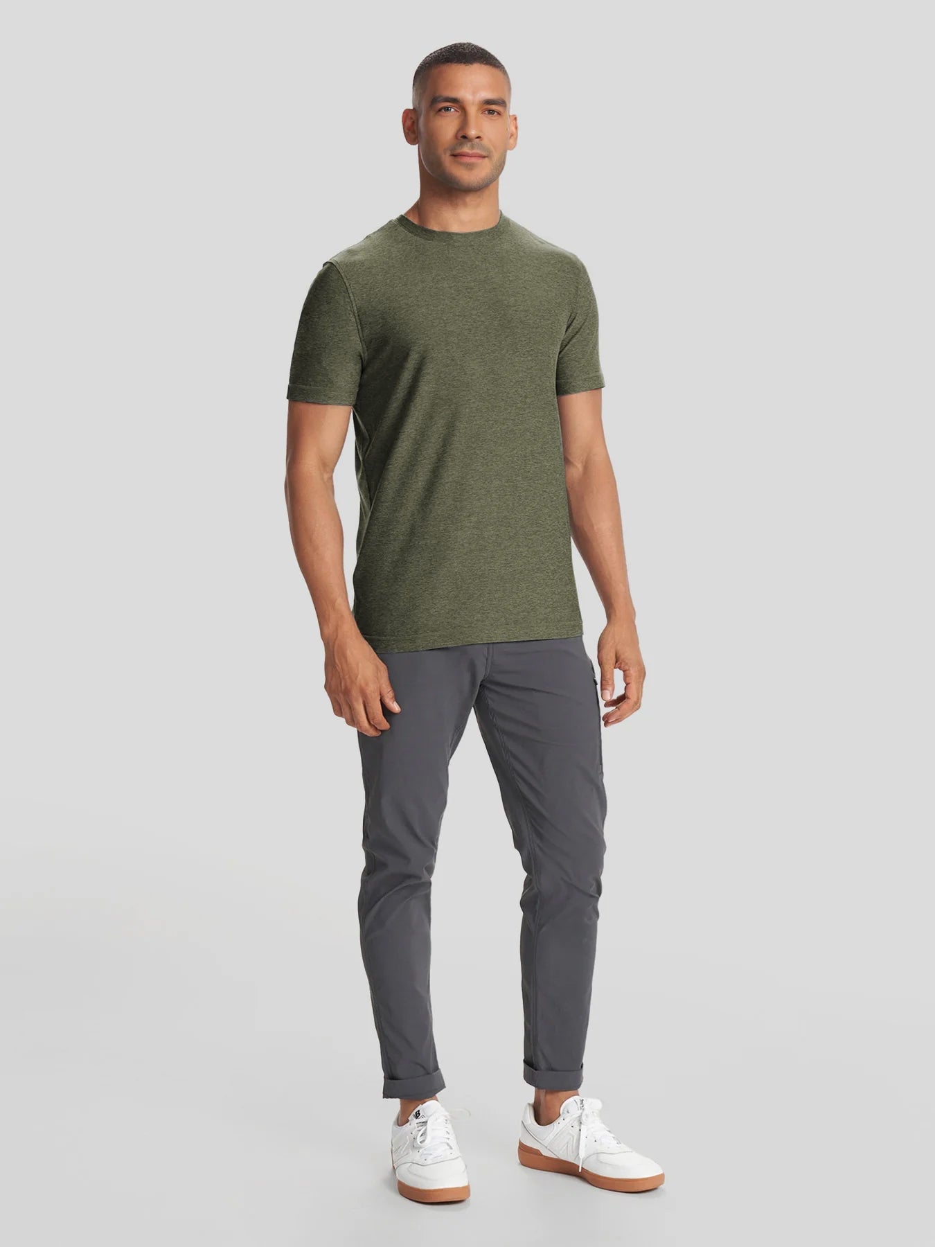 Velou cuello redondo Tee