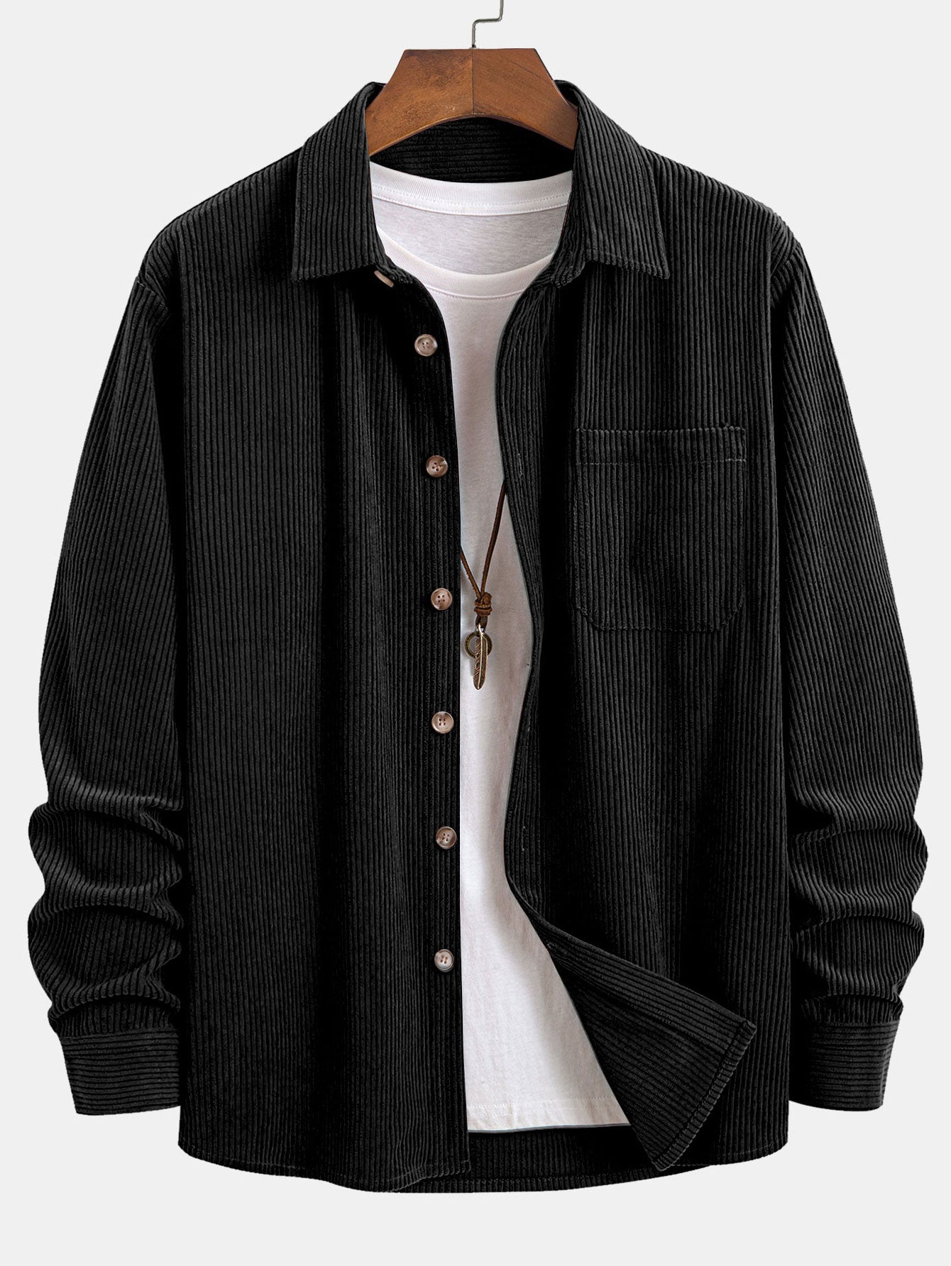 Camisa Corduroy Button Up