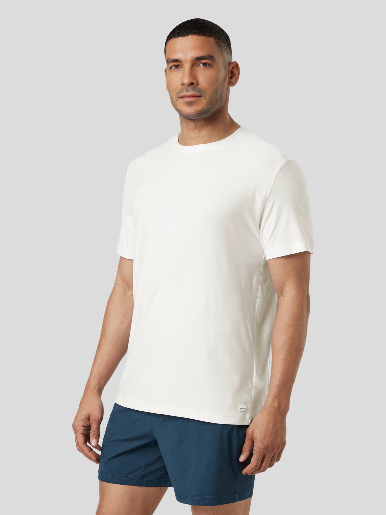 Velou cuello redondo Tee