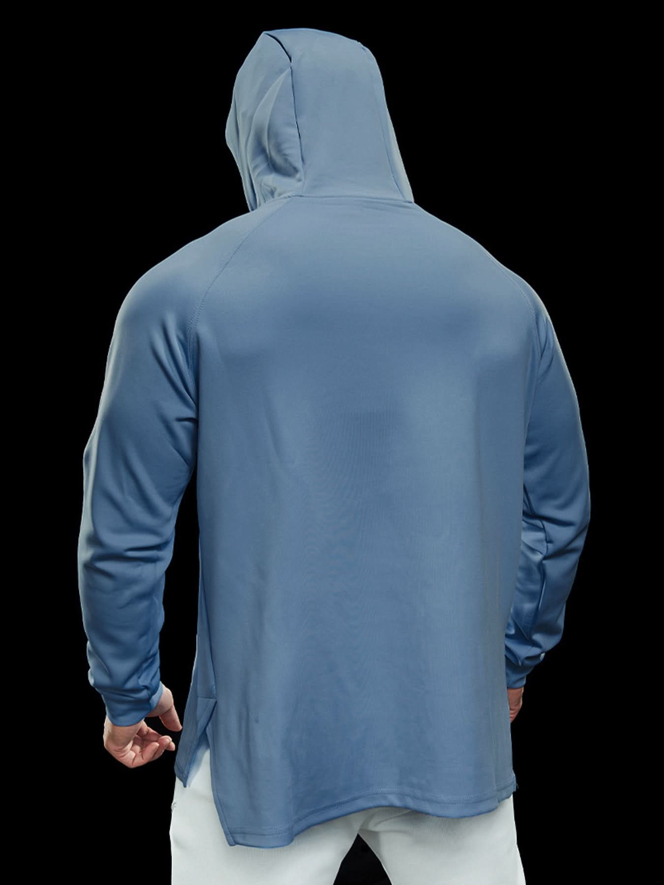 Sudadera Smoothblend Split Hem con gorrasucha